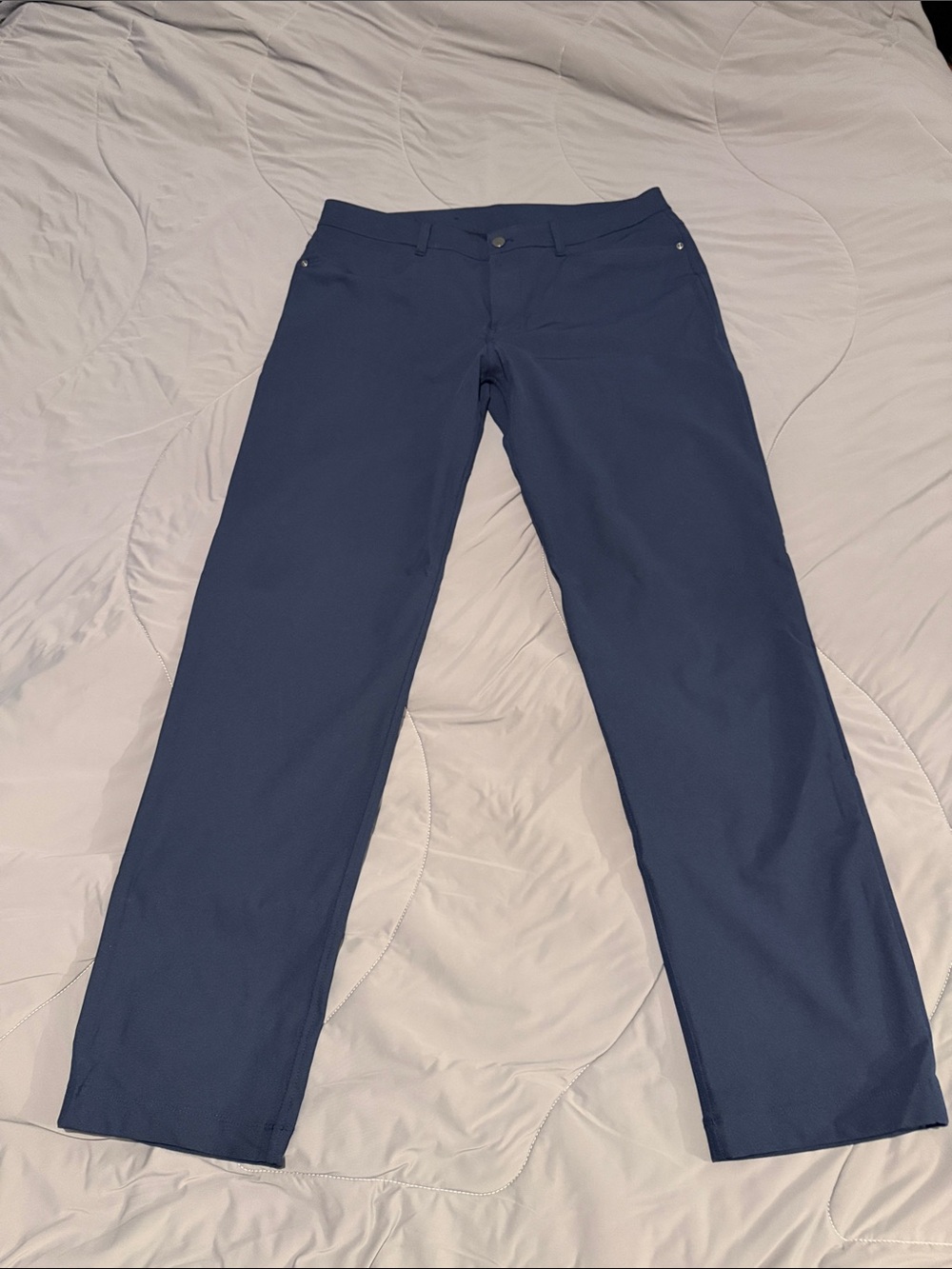 Lululemon Men's True Navy ABC Classic Fit 5 Pocket Pants Warpstreme